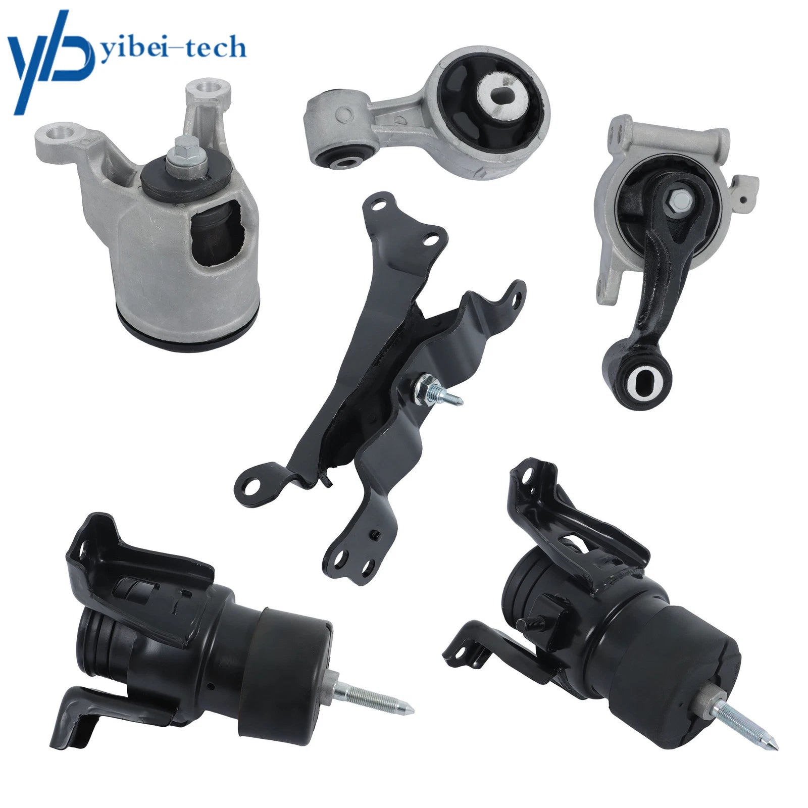 Set of 6 Engine & Transmission Mounts for Nissan Murano/Quest (2009–2014)