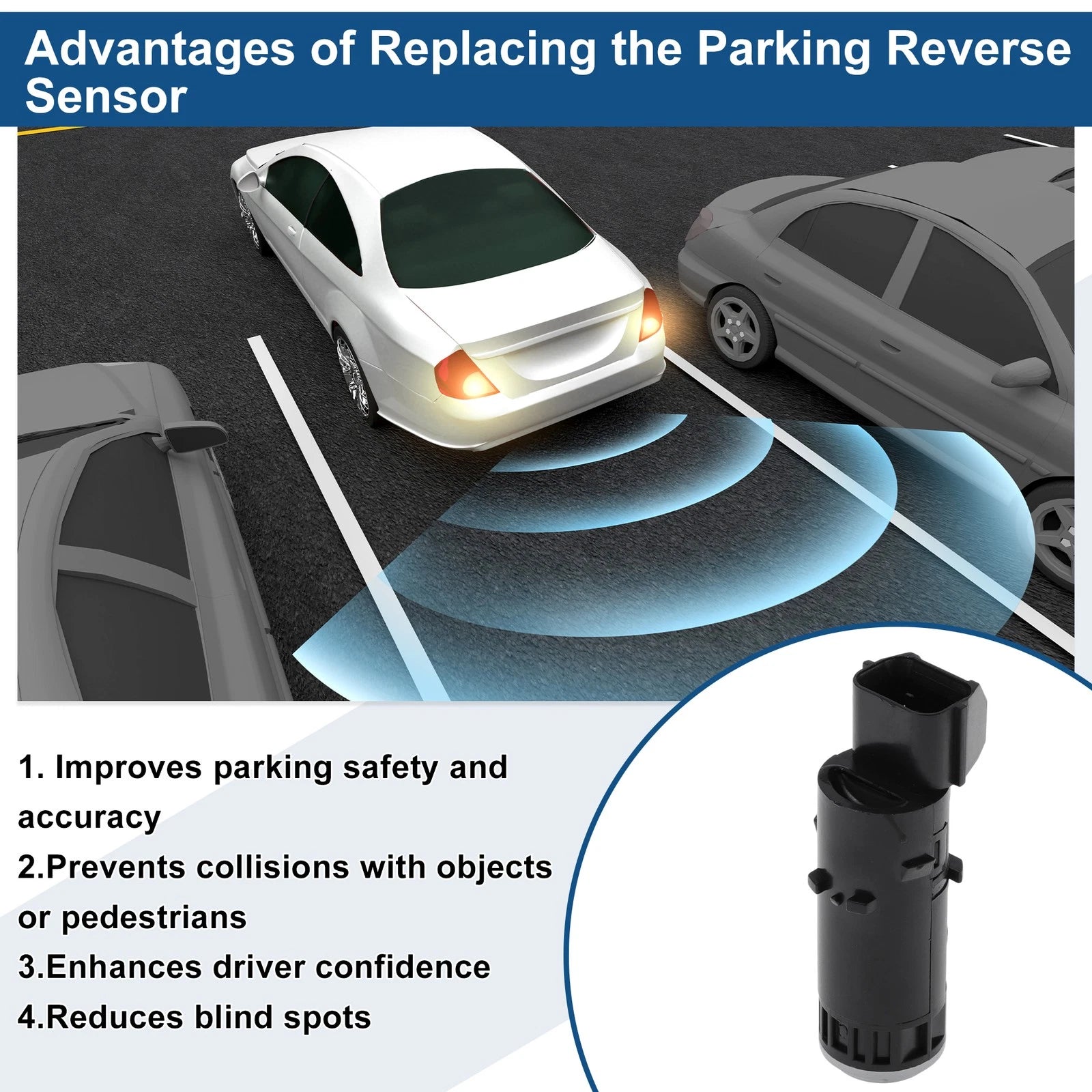 Reverse Backup Parking Sensor No.957001H500 for KIA Ceed I Hatchback (2006–2012)
