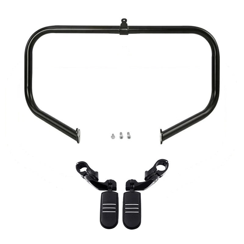Engine Guard Crash Bar Footpegs for Harley Road Glide (2009–2024)