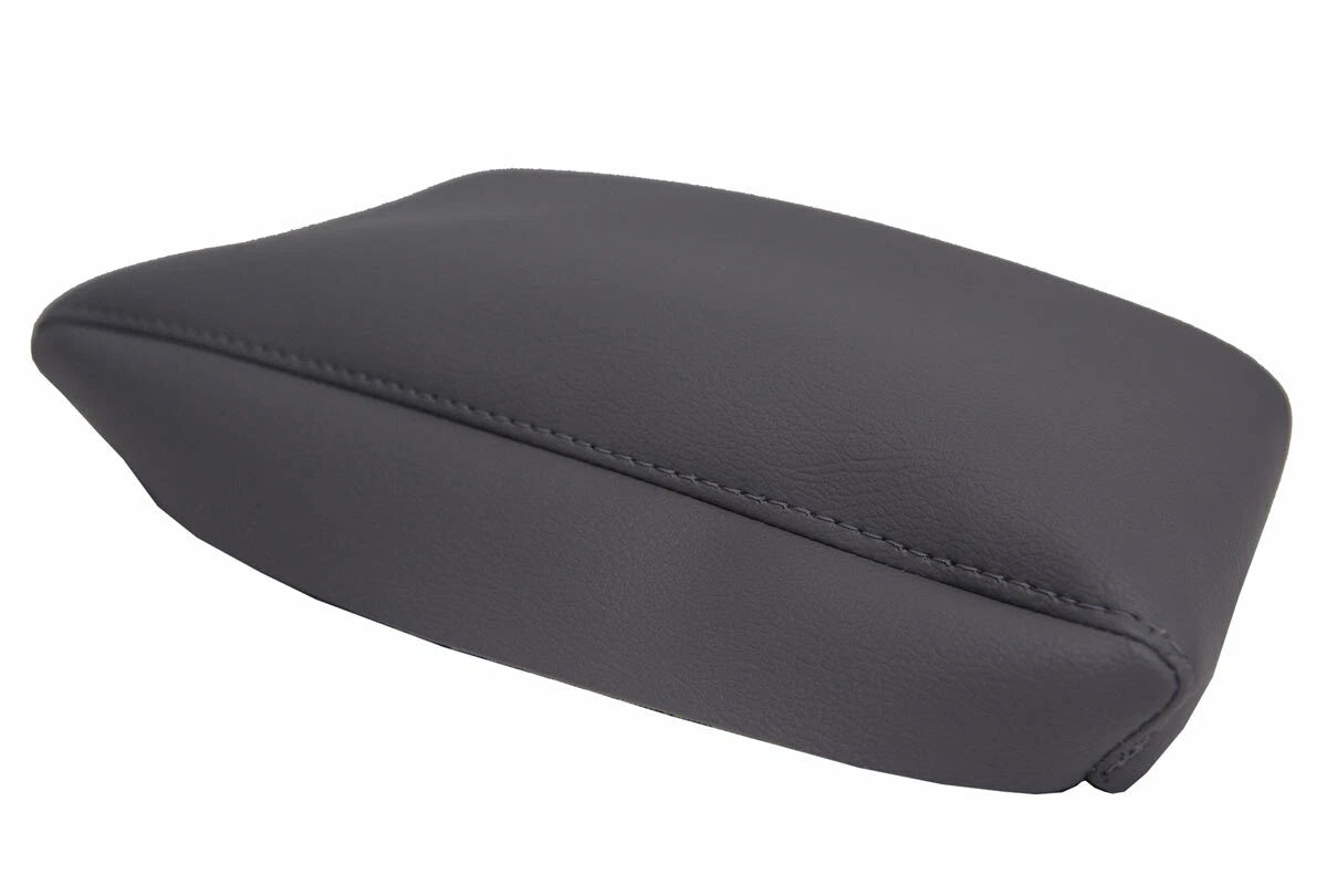 Leather Center Console Lid Armrest Cover for BMW X3 (2003–2010) Gray