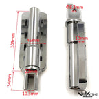 Chrome CNC Dominator Cut Foot Peg for Harley FXBR FXBRS (2018–2023)
