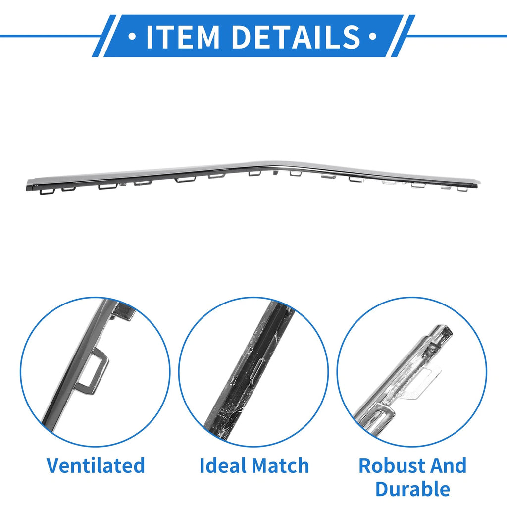 Bumper Grille Trim Garnish No. 1178854900 for Mercedes-Benz CLA (2017–2019)