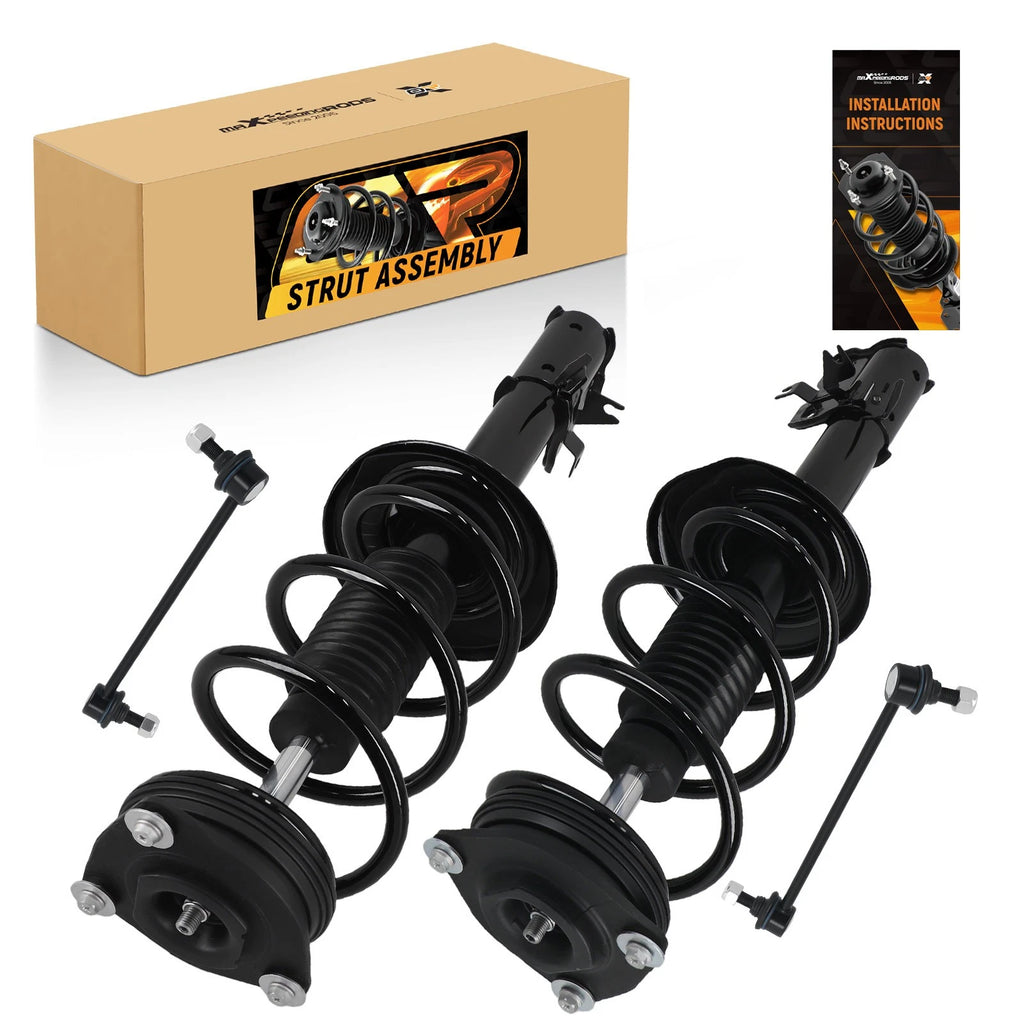 Front Struts & Coil Spring Set + Sway Bars for Nissan Rogue (2008–2012)