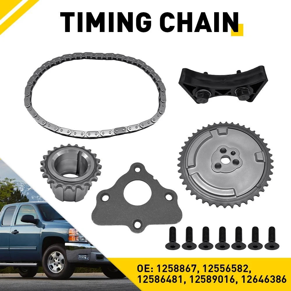 Timing Chain Set w/ Gasket for GM 5.3L 6.0L (2007–2013) EXV