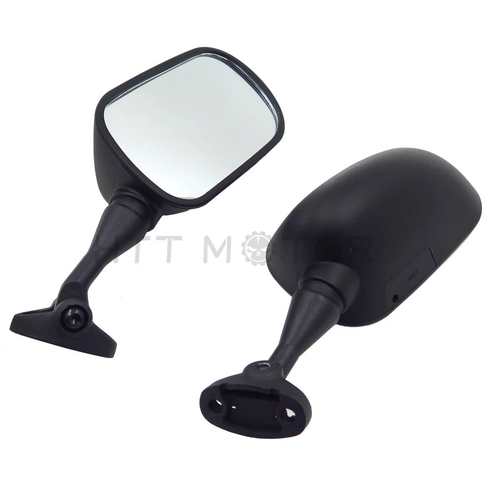Black Racing Mirrors for Honda CBR954RR, CBR929RR (2000–2003)