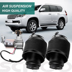 3X Rear Air Suspension Springs & Compressor for Lexus GX470 Toyota 4Runner (2003–2009)