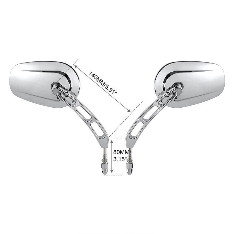 Rearview Mirrors for Harley Touring, Softail, Sportster 883, 1200, Dyna