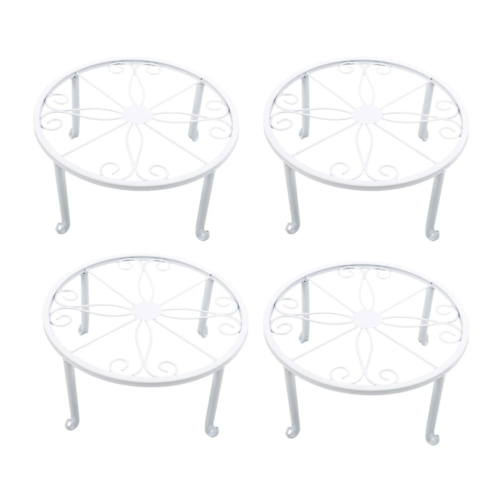 Set of 4 Heavy Duty 9" Plant Stands for Flower Pots