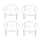 Set of 4 Heavy Duty 9" Plant Stands for Flower Pots