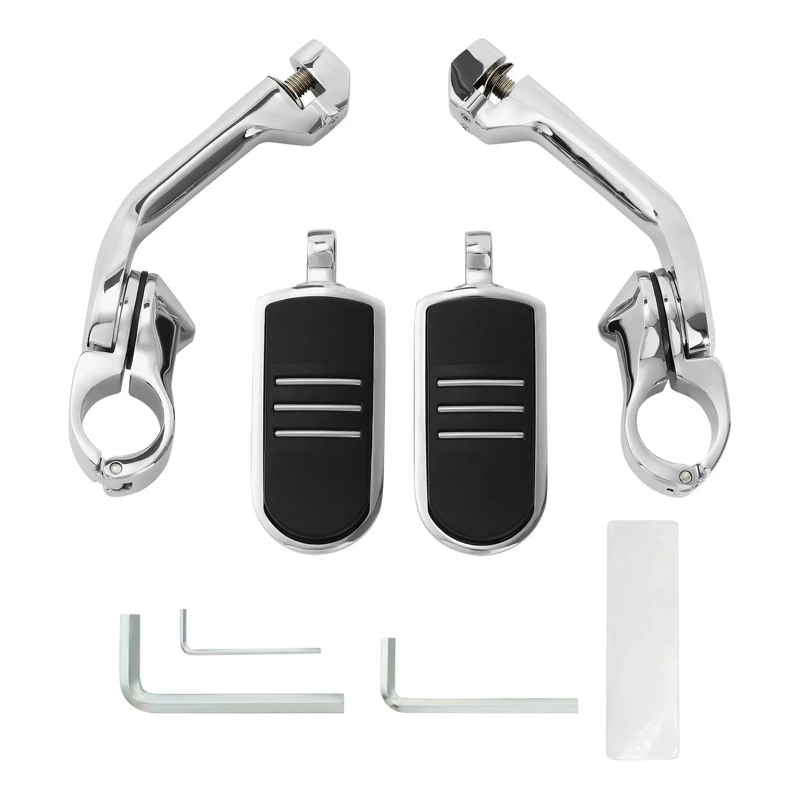 1 1/4" Long Angled Foot Pegs for Harley
