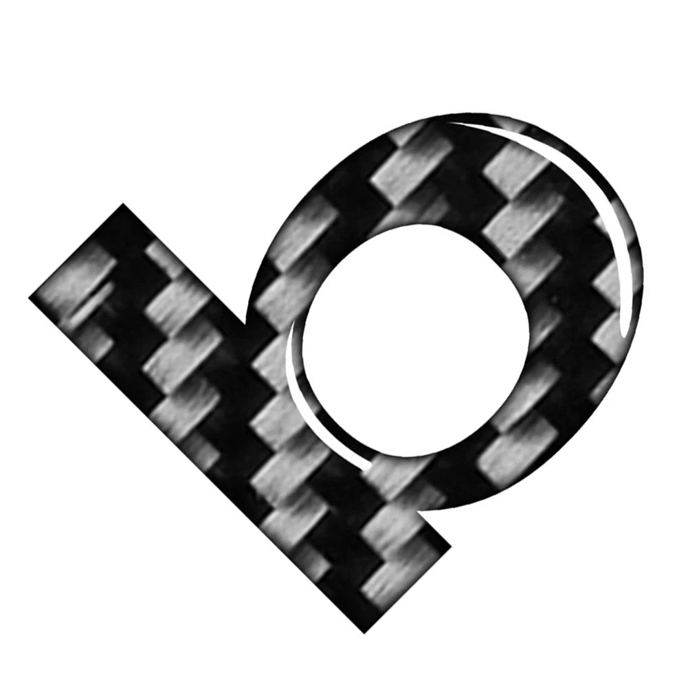 Alphabet Letter Decals Stickers for Car Badge Emblem (Universal Fit)