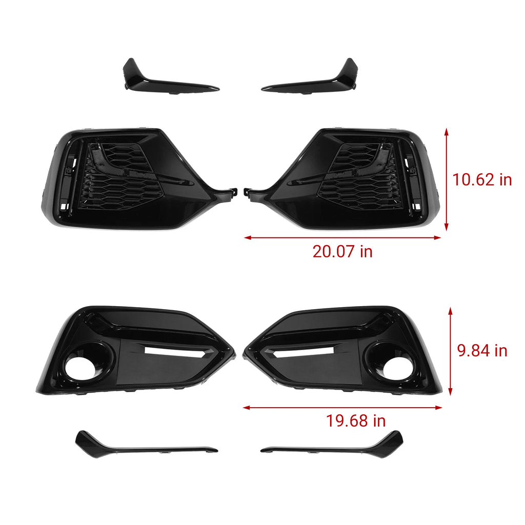 Fog Light Garnish Covers for Honda Civic FK7 Hatchback (2017–2021)