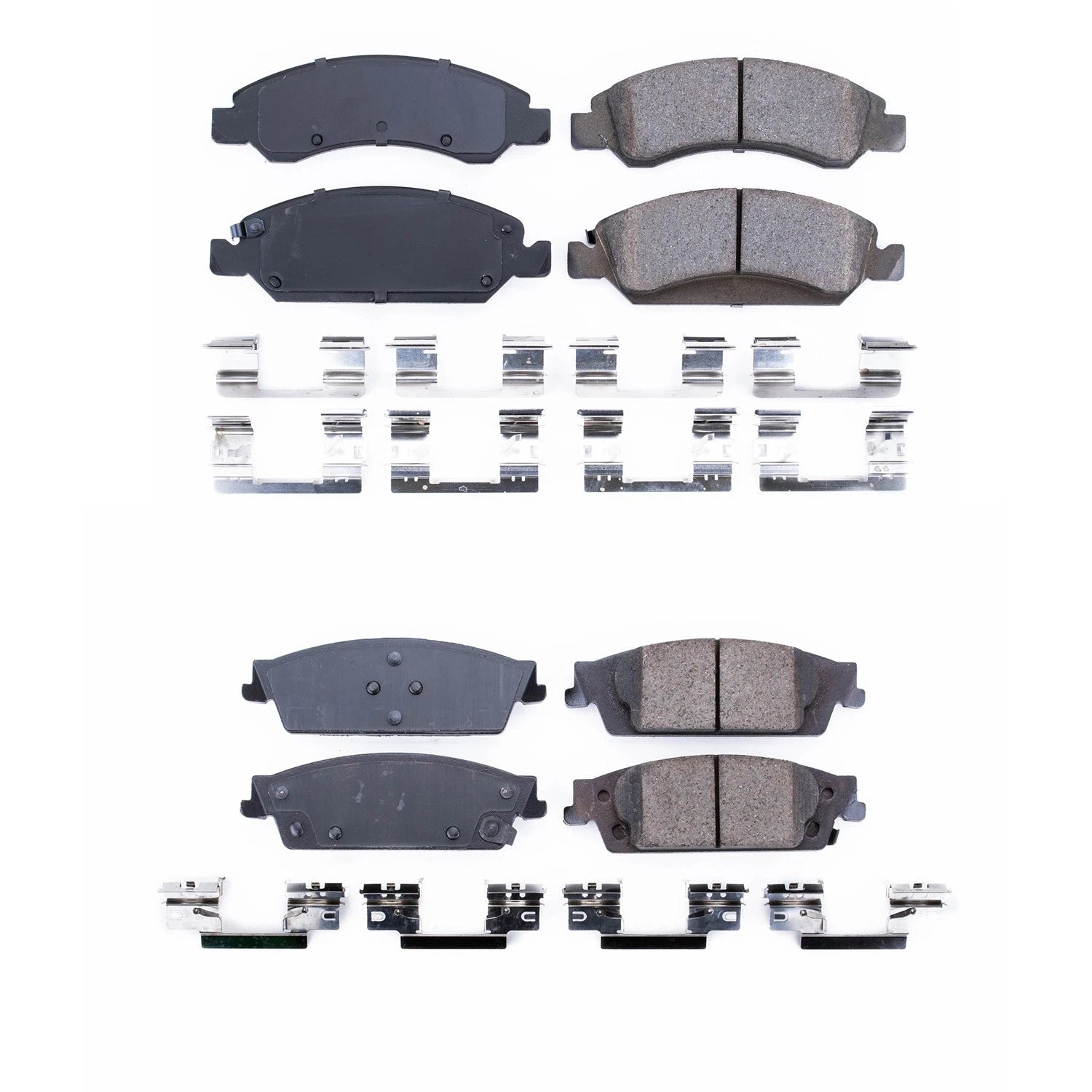 PowerStop Front & Rear Carbon Fiber Ceramic Brake Pads Kit for Escalade Yukon (2002–2023)