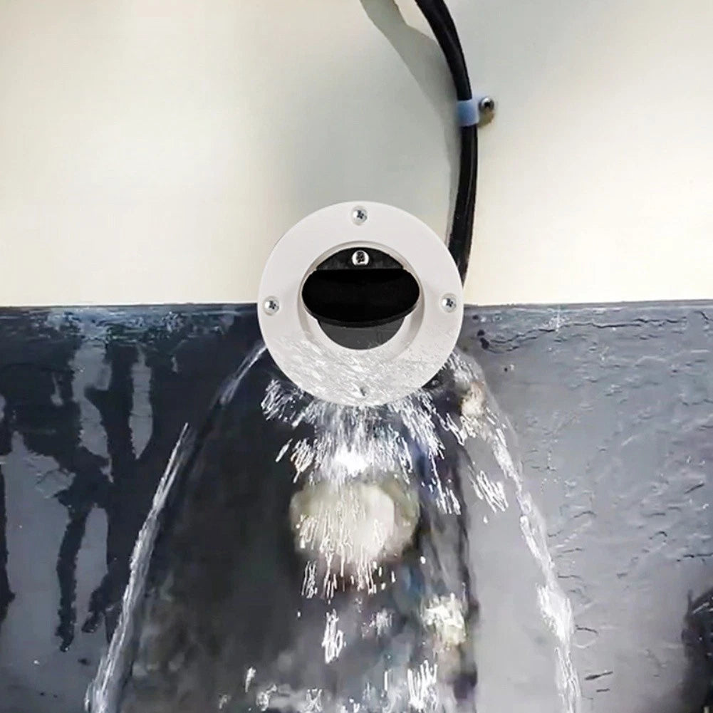 Sewage Drain Valve with One Way Check Valve for Boats (ABS Material)