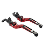 Red CNC Extendable Brake Clutch Levers for BMW S1000XR (2015-2021)