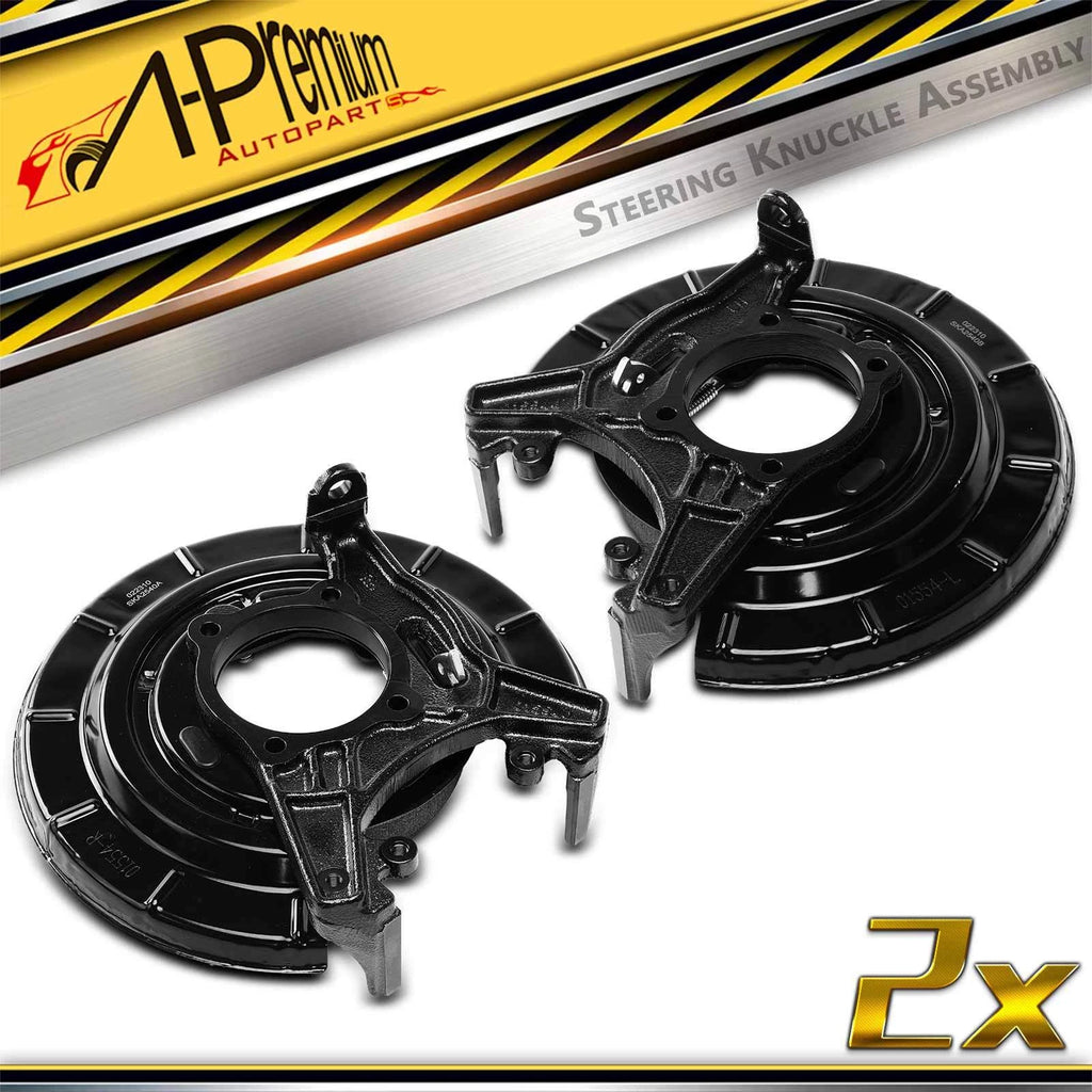 Pair Rear Steering Knuckle & Hub Bearing for Ford Escape (2005–2007)