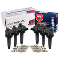 Set of 6 Ignition Coils & 6 NGK Iridium IX Spark Plugs for Lexus Toyota (3MZFE)