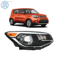 Halogen Headlight for Kia Soul (2014–2017, 2019) Chrome Clear Right Side
