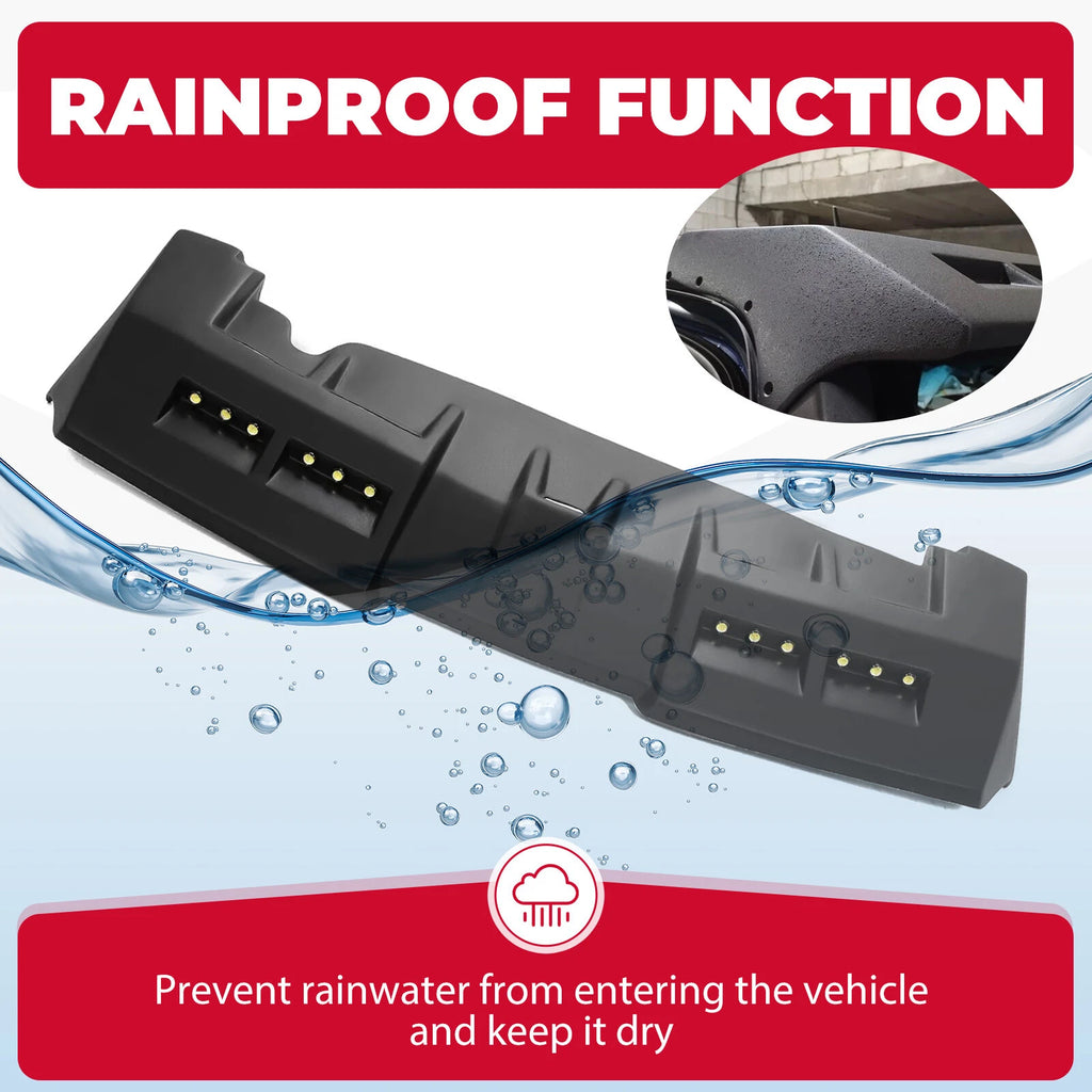 Sun Visor Roof for Hummer H3 (2006-2010) with LED DRL Lights