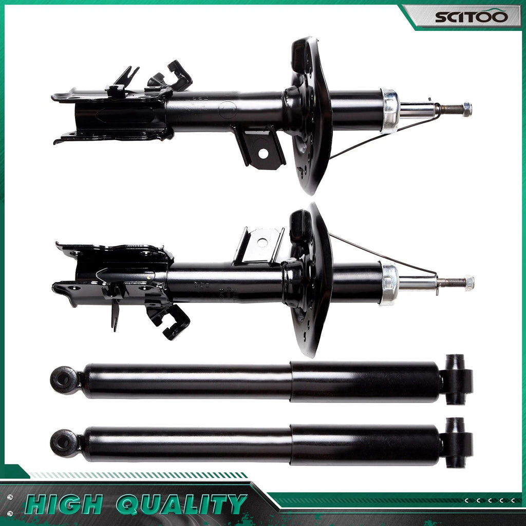 Front and Rear Set Shocks Struts for Nissan Rogue 2008–2012 2.5L