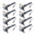 Set of 8 Ignition Coils and Spark Plugs for BMW 740iL (1996–2001)