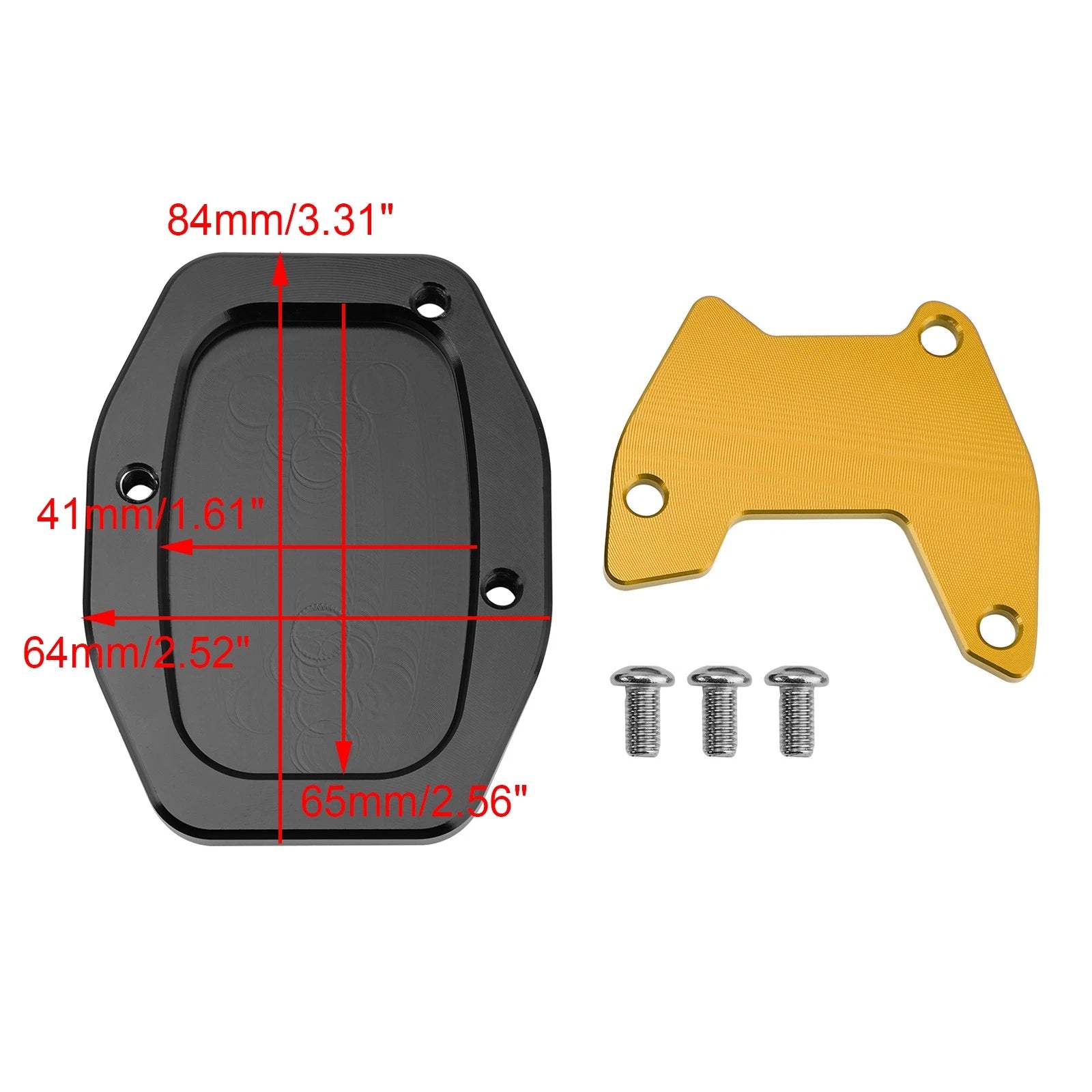 Kickstand Enlarge Plate Pad for Honda X-ADV 750 NSS750 (2021–2025) Gold