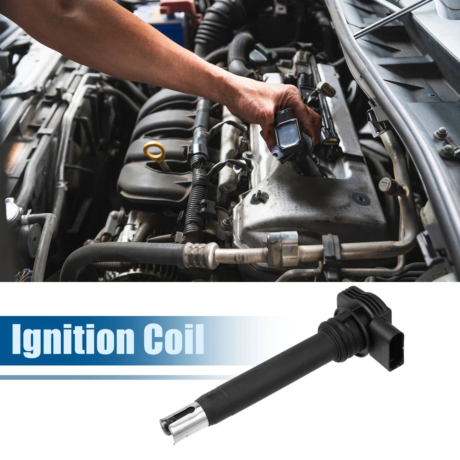 Ignition Coil 0221604115 12780 for Audi A3 A4 A5 TT VW GTI Passat (2000–2023)
