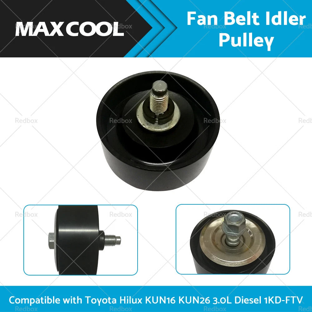 Idler Pulley for Toyota Hilux KUN16 KUN26 (2005–2015) 1KD-FTV