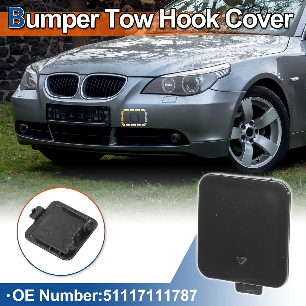 Tow Hook Cover for BMW 525i 530i 550i (No. 51117111787, Unpainted)
