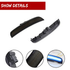 2X Smoked Lens Ice Blue LED Front Side Marker Lights for Chrysler 300 (2015–2023)