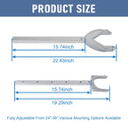 Adjustable Heavy-Duty Transom Saver for Attwood (24"-36")