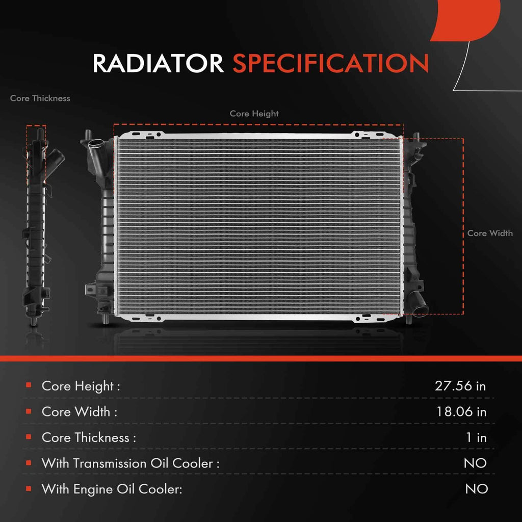 Radiator for Ford Crown Victoria Lincoln Town Car Mercury (1998–2005)