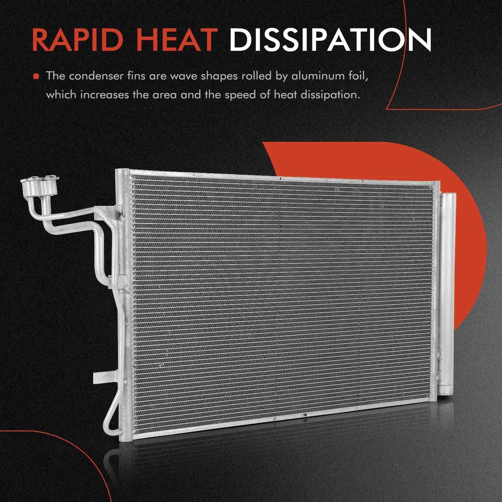 A/C Condenser with Bracket & Receiver Drier for Kia Seltos (2021–2022)