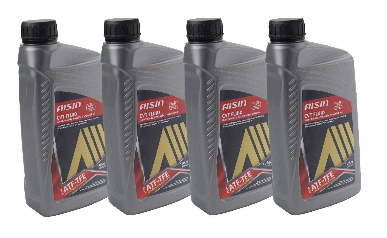 Set of 4 Aisin CVT ATF-TFE Auto Trans Fluid for UX200 iM iQ Corolla