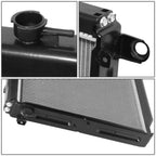 2-Row Aluminum Radiator for Toyota Land Cruiser 1998–2007 - 2282