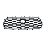 Front Bumper Upper Grille for Toyota Sequoia (2023–2024) Black Chrome