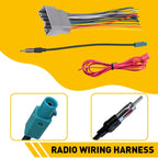 Car Stereo Radio Wiring Harness Antenna Adapter for Dodge Charger (2008–2010)