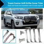 Front Center Grill Grille Cover Trim for Toyota Land Cruiser Prado (2014–2020)