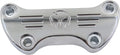 Chrome Skull Handlebar Clamp for Harley XL FX FXR Dyna Softail (1974–2006)
