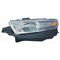 Replacement Polypropylene Driver Side Halogen Headlight Assembly w/o Logo