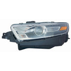 Replacement Polypropylene Driver Side Halogen Headlight Assembly w/o Logo