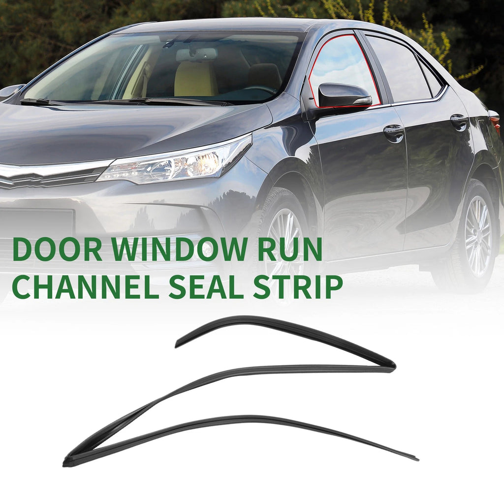 1 Pc Front Left Door Window Run Channel Seal Strip No. 6815102050 for Toyota 
