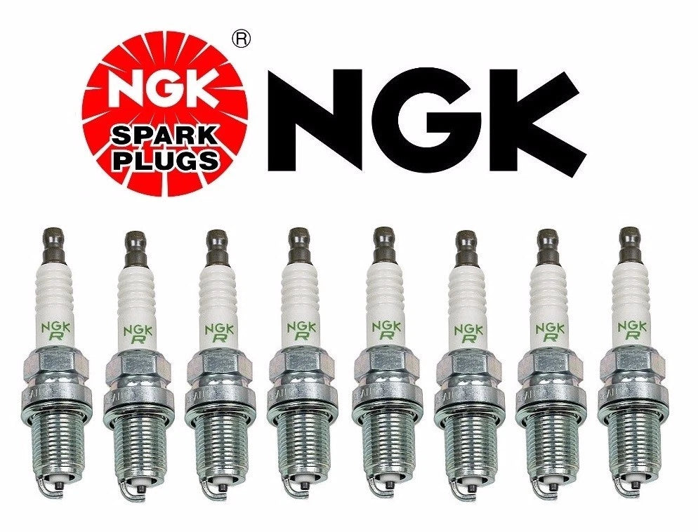 Set of 8 NGK V-Power Spark Plugs BKR7E 4644 for