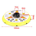5X 125mm Sanding Pad Backing Pad for DA Polisher (with Heat Emission Holes)