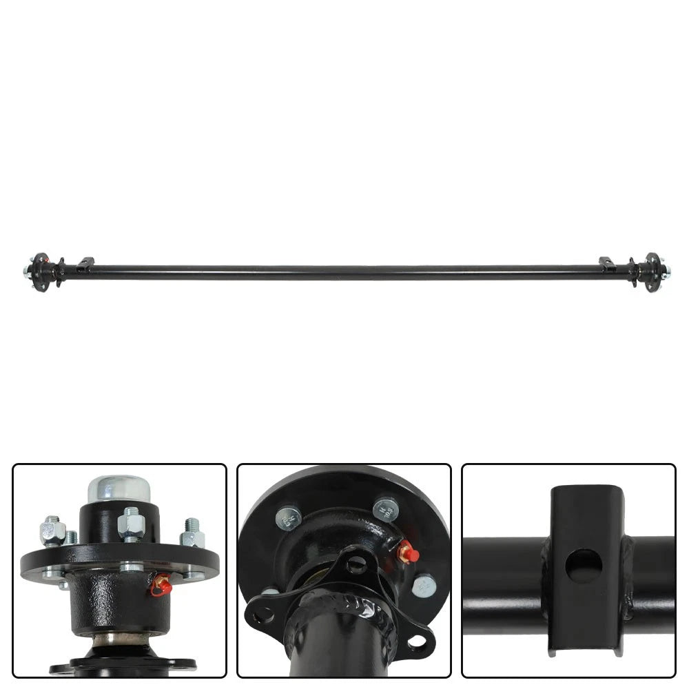 5 Lug 3500lbs Axle with U-Bolt Kit for Wide Frame (Year Range Not Specified)