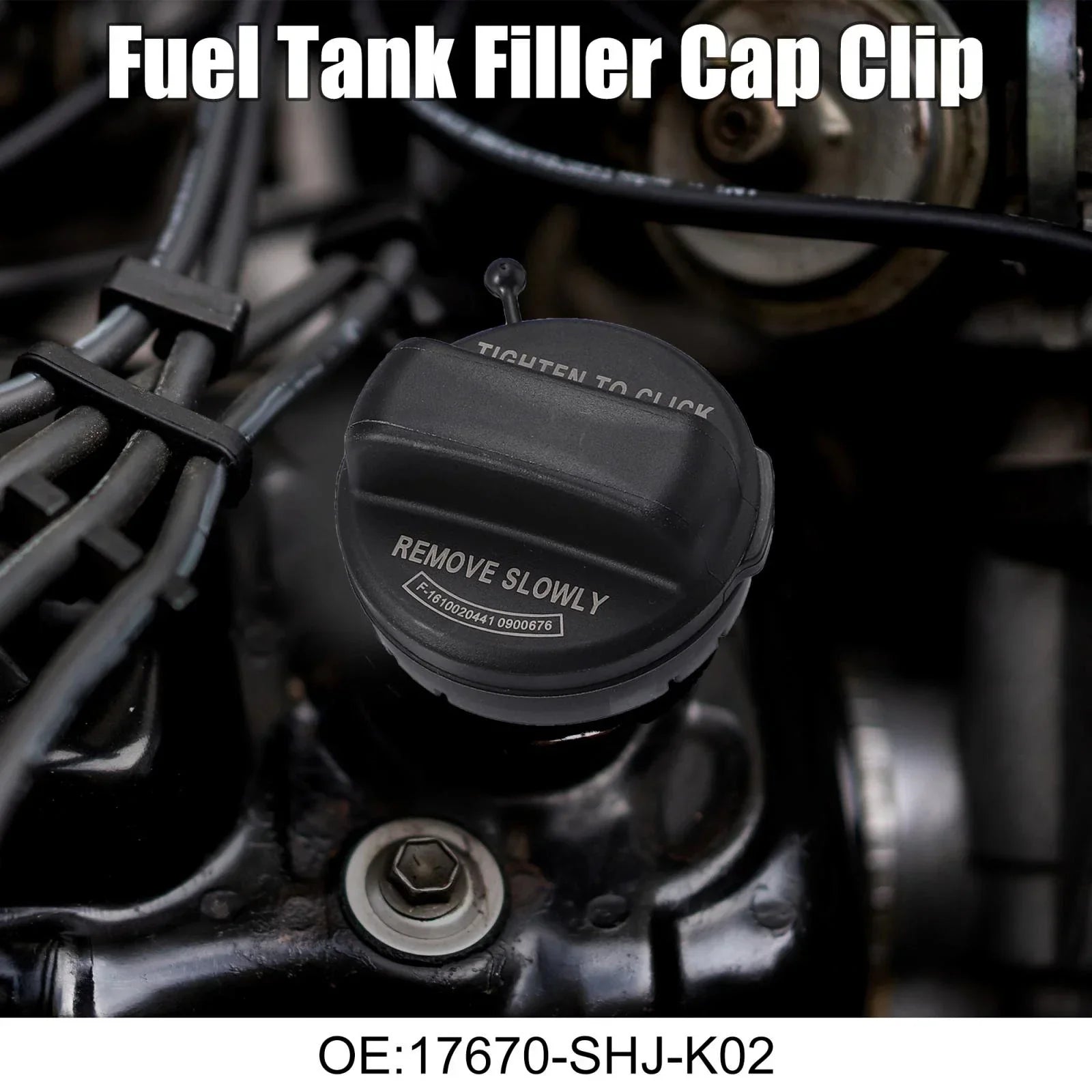 Gas Engine Oil Filler Cap Plug Cover for Honda Accord (2003-2007)