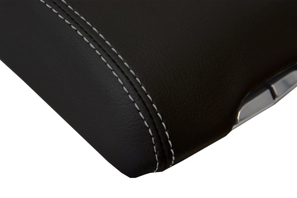 Center Console Lid Armrest Cover for Cadillac SRX (2010–2016) Leather Gray Stitch