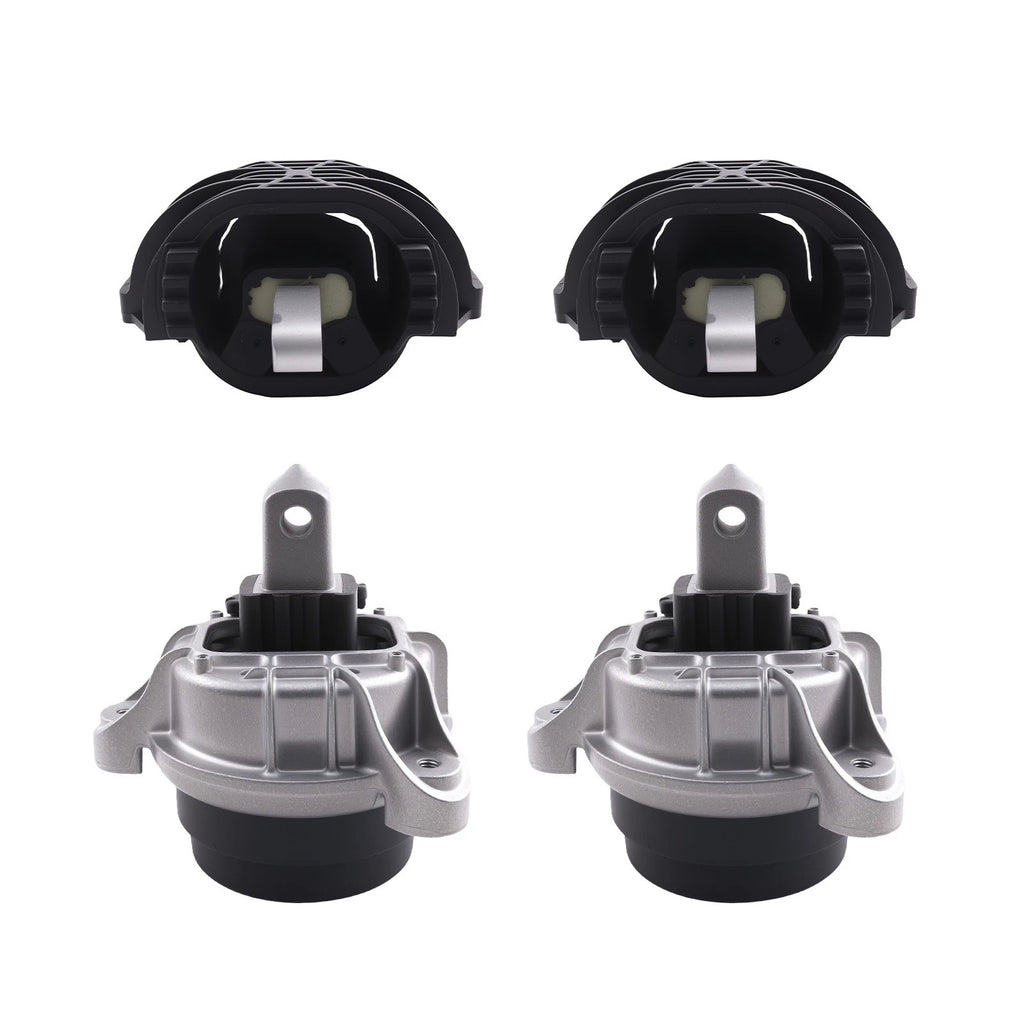 Set of 4 Engine Motor Transmission Mounts for BMW F10 528i (2014–2016)