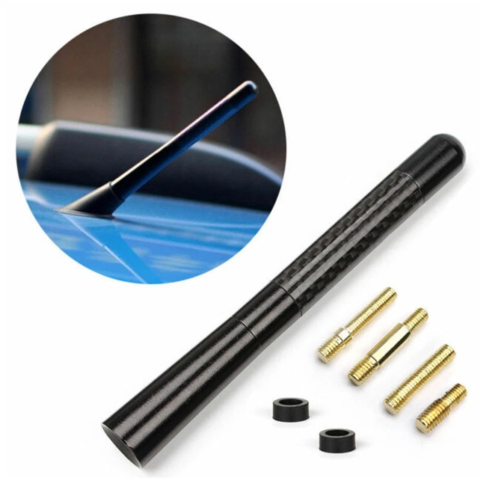 4.7" Carbon Fiber Black Antenna for Alfa Romeo 4C, Audi A3, Chevrolet Silverado (2014–2021)