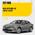 Set of 2 Front Fender Garnish Side Chrome Molding for Kia Optima EX (2016–2018)